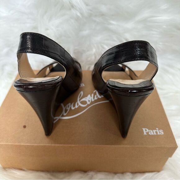 Vintage Louboutin Wedges - Picture 7 of 14